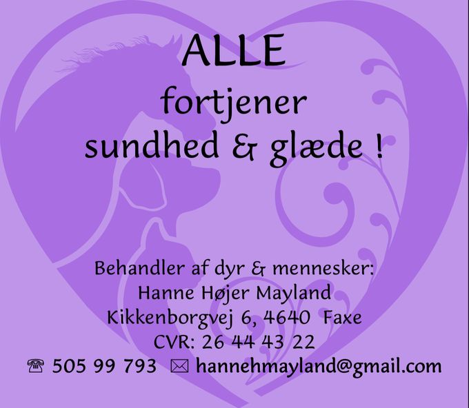 Man behøver slet ikke fejle noget, for at få glæde af en behandling 😉